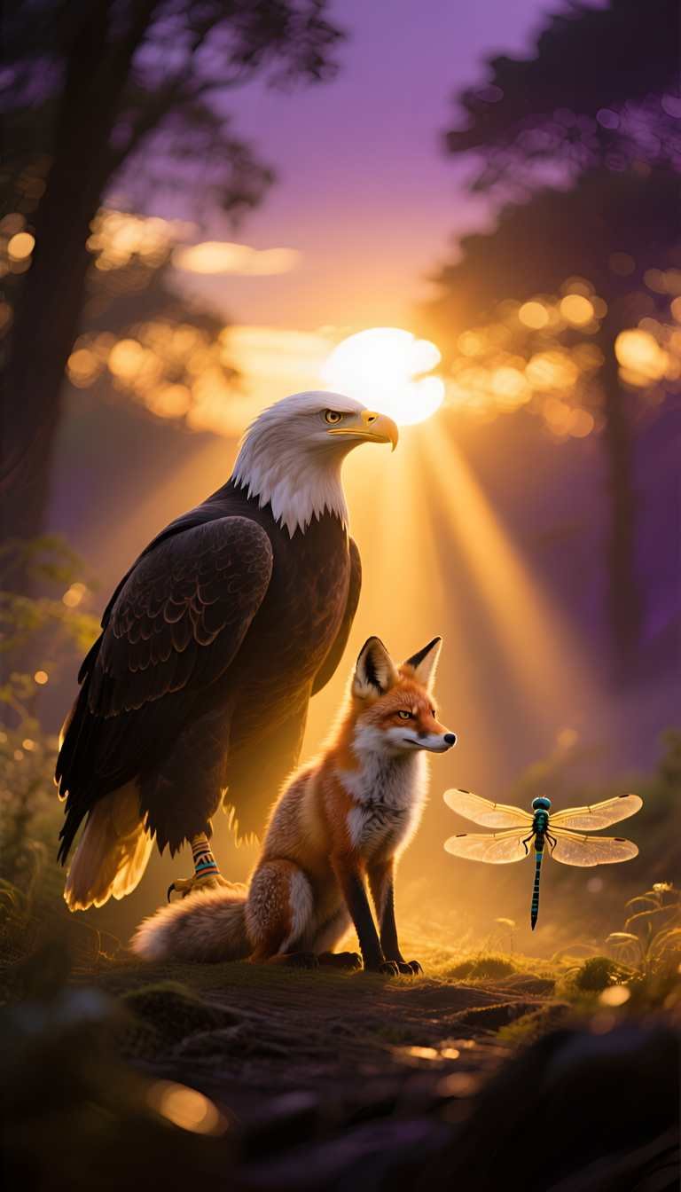 eagle fox dragonfly eagle fox dragonfly